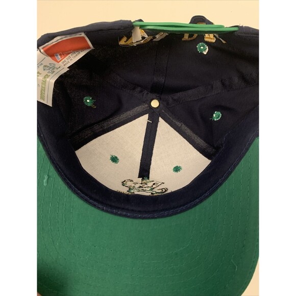 NWT Vintage Notre Dame Fighting Irish Twins Enterprise Inc Snapback Hat - Picture 7 of 7